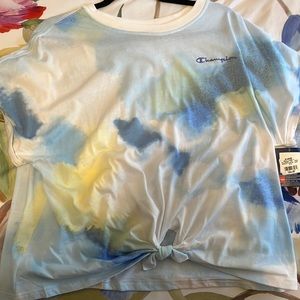 Tie dye champion tshirt